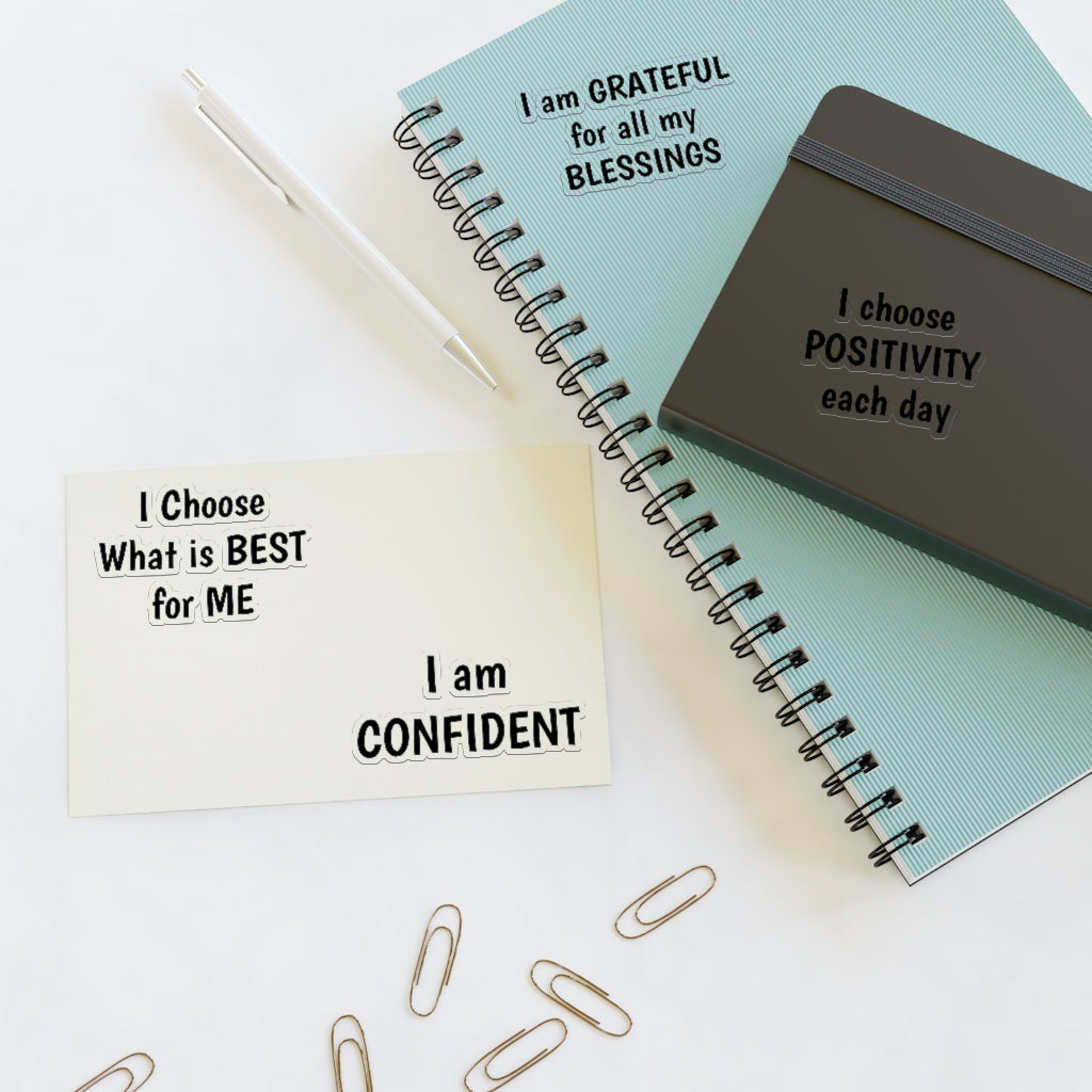 I AM CONFIDENT POSITIVE AFFIRMATION Sticker Sheets