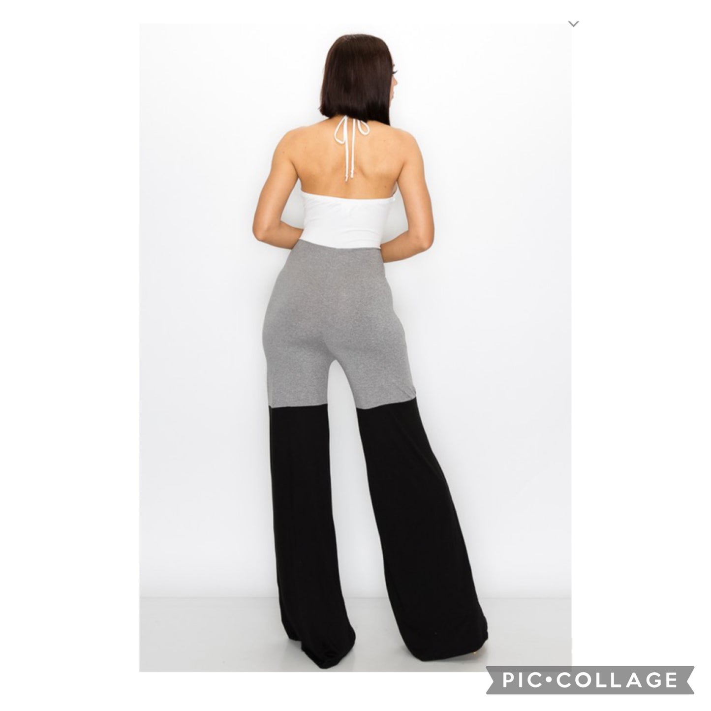 Colorblock Sleeveless Jumpsuit