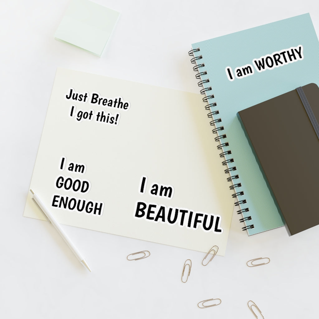 JUST BREATHE POSITIVE AFFIRMATION Sticker Sheets