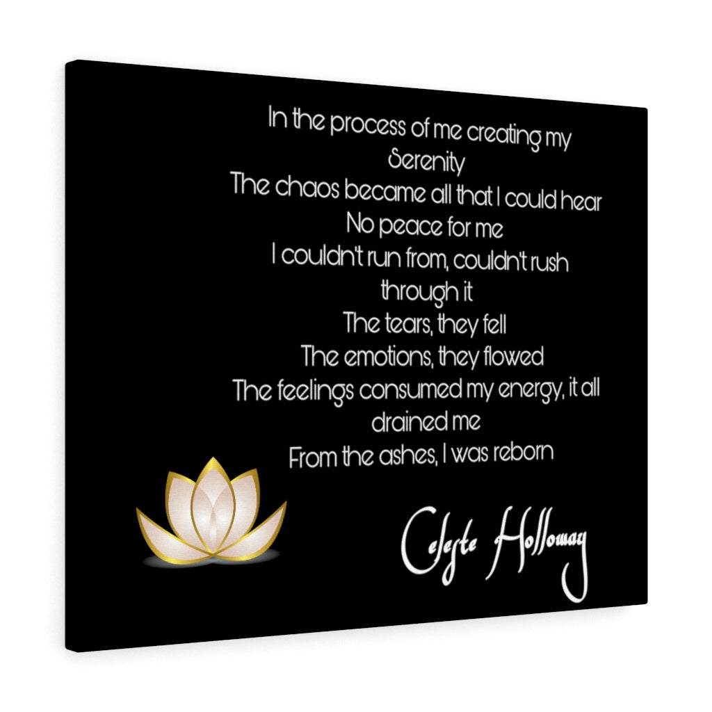 CHAOTIC SERENITY Canvas Gallery Wraps