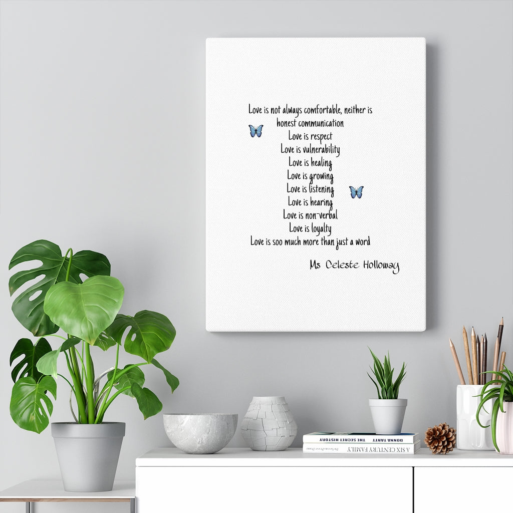 Love Is Canvas Gallery Wraps