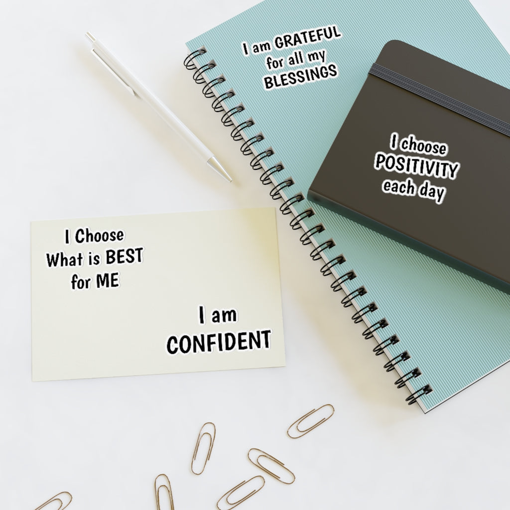I AM CONFIDENT POSITIVE AFFIRMATION Sticker Sheets