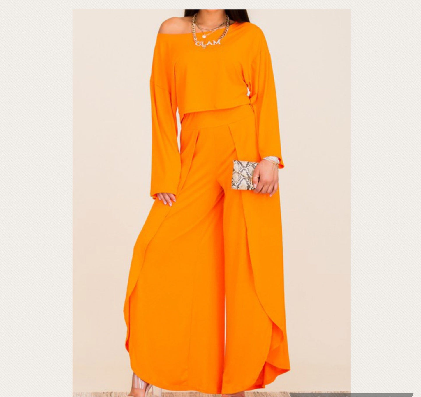 Long Sleeve Split Set {Plus Size}