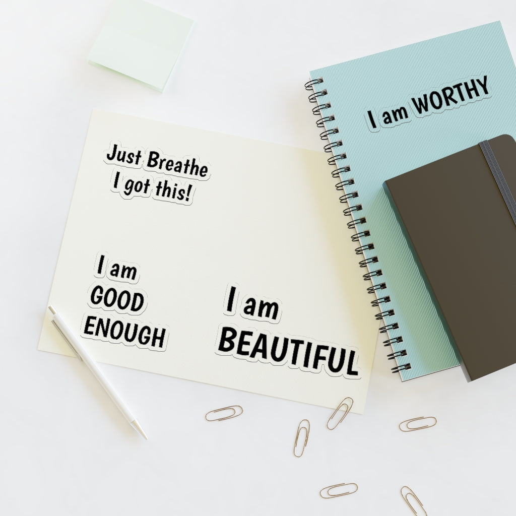 JUST BREATHE POSITIVE AFFIRMATION Sticker Sheets