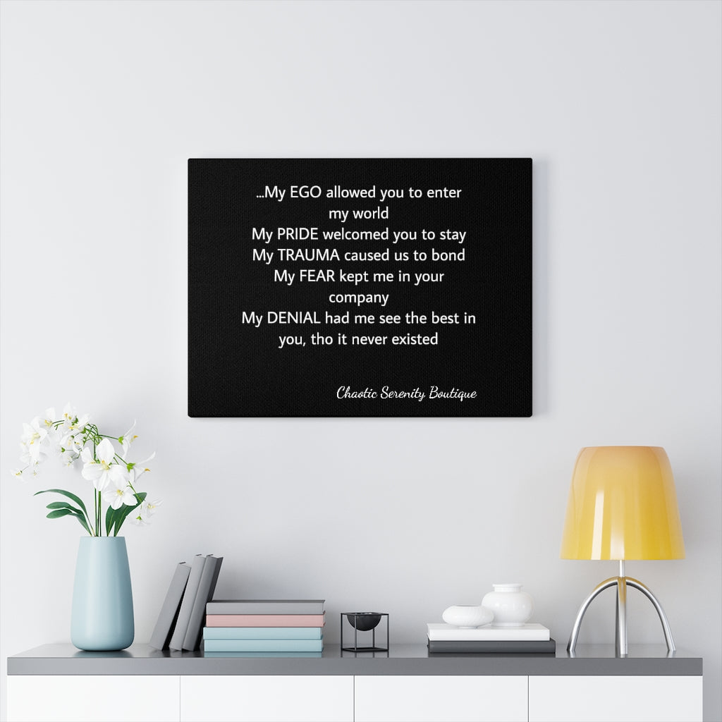 MY EGO Canvas Gallery Wraps