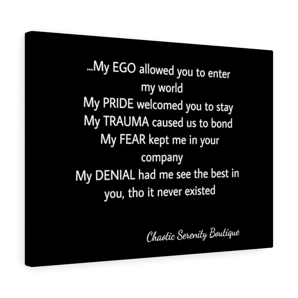 MY EGO Canvas Gallery Wraps