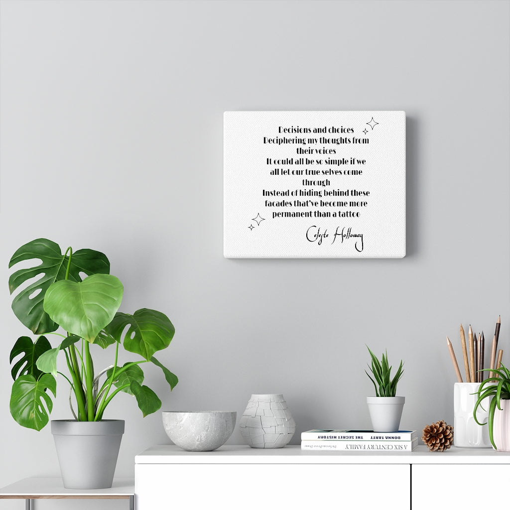 So Simple Canvas Gallery Wraps
