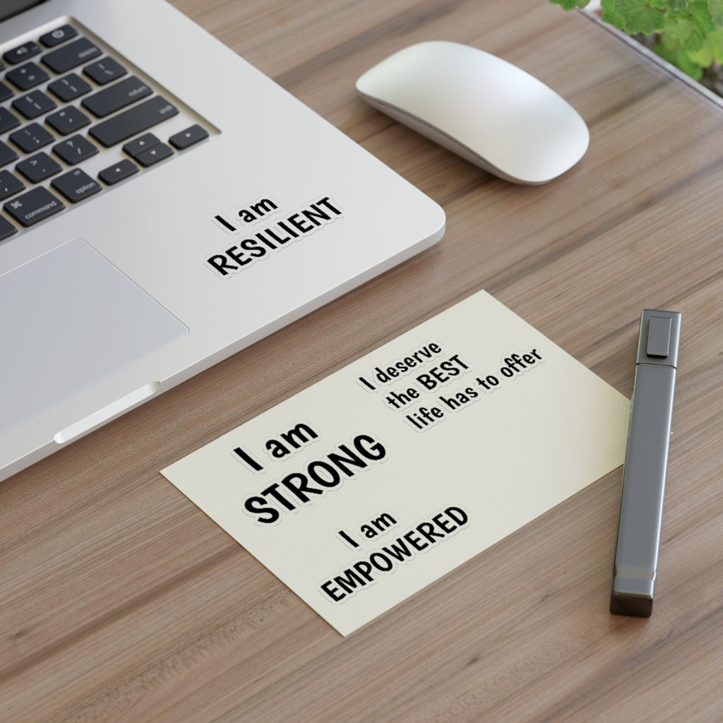 I AM RESILIENT POSITIVE AFFIRMATION Sticker Sheets