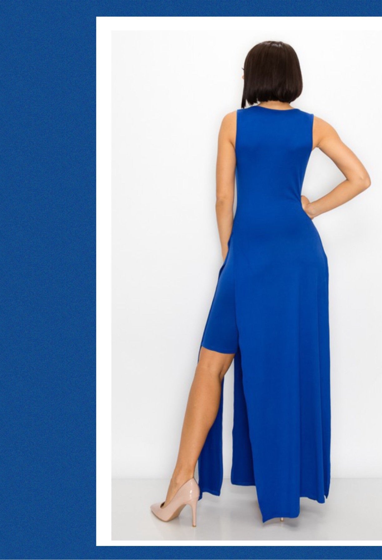 Royal Blue Short Set