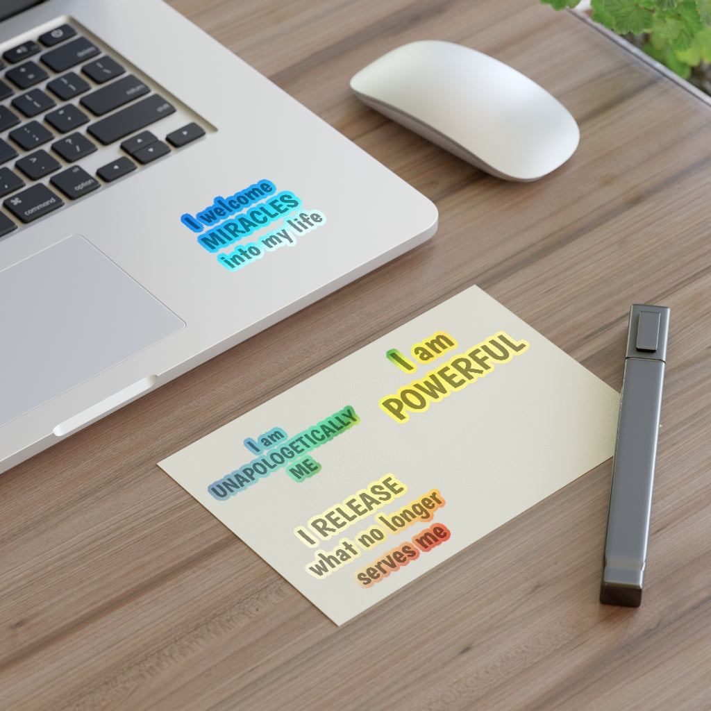 UNAPOLOGETICALLY ME POSITIVE AFFIRMATION Sticker Sheets