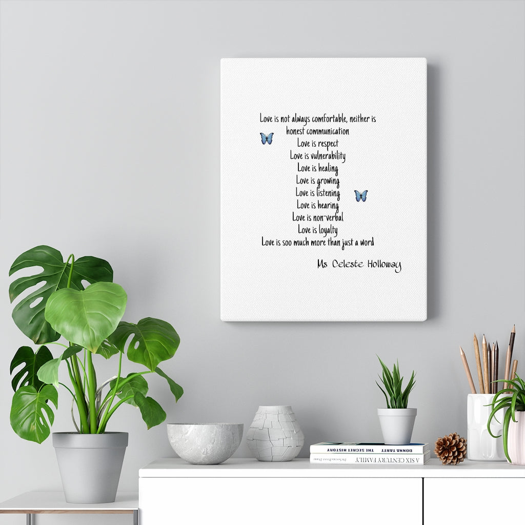 Love Is Canvas Gallery Wraps