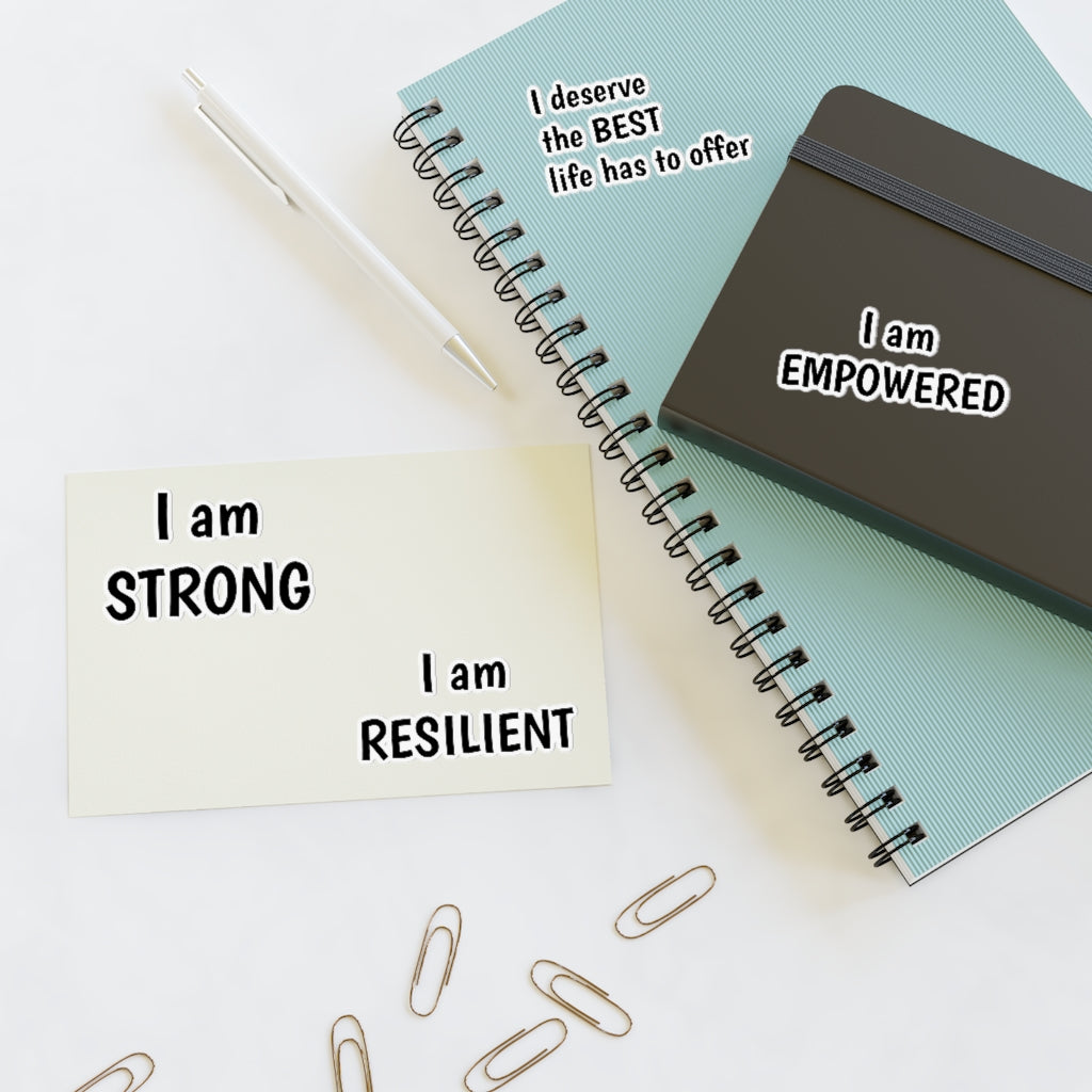 I AM RESILIENT POSITIVE AFFIRMATION Sticker Sheets