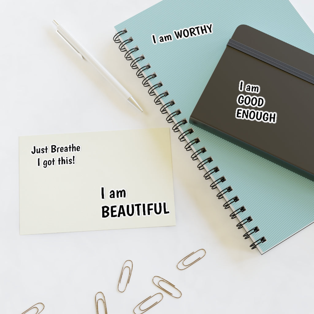JUST BREATHE POSITIVE AFFIRMATION Sticker Sheets
