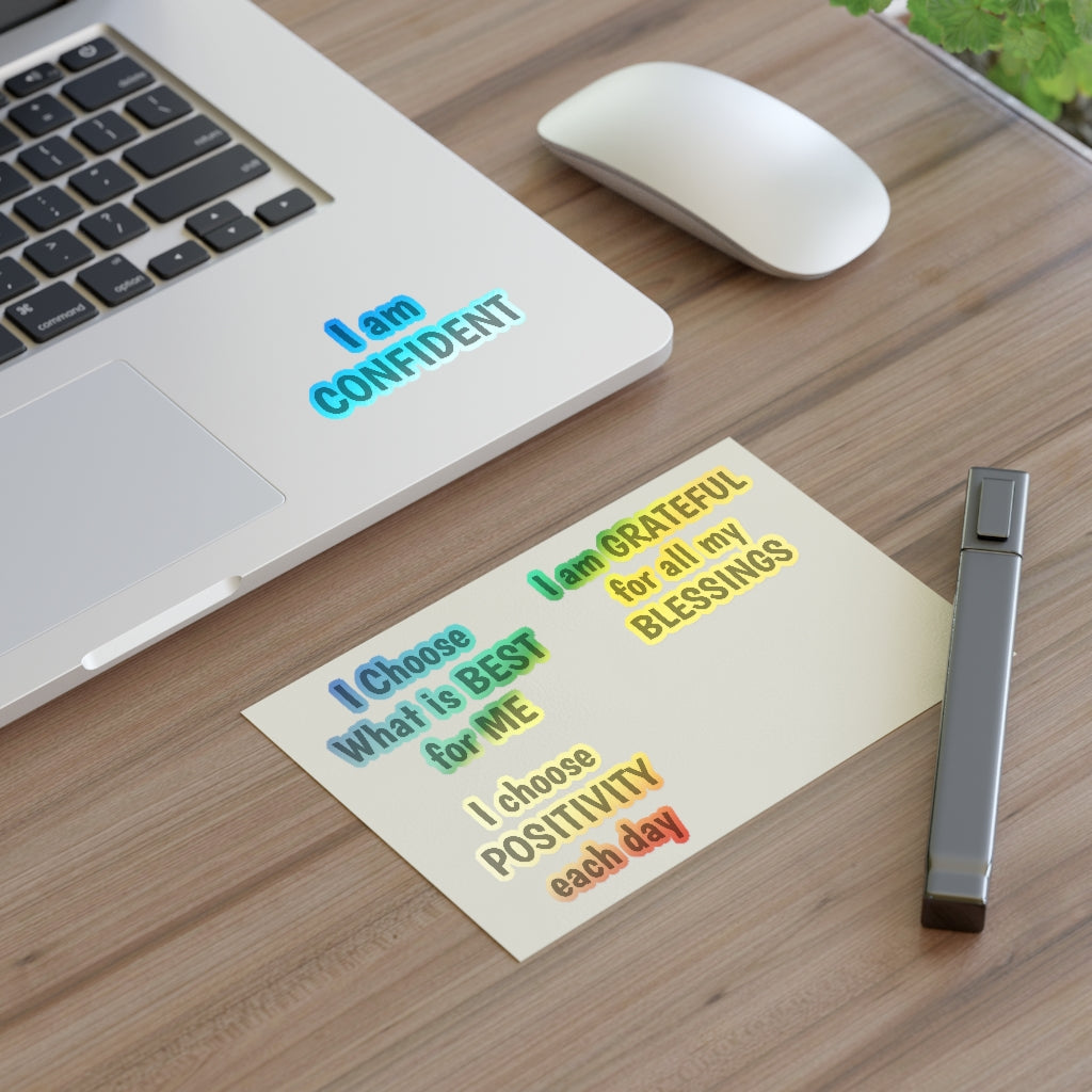 I AM CONFIDENT POSITIVE AFFIRMATION Sticker Sheets