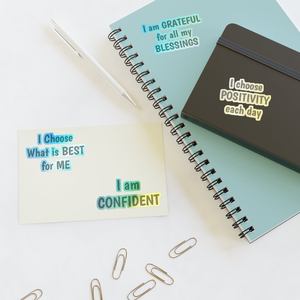 I AM CONFIDENT POSITIVE AFFIRMATION Sticker Sheets