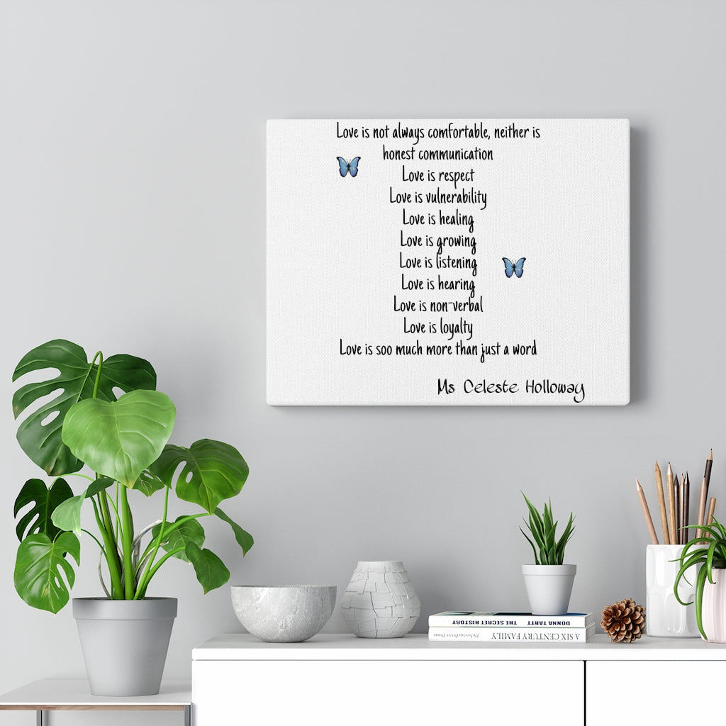 Love Is Canvas Gallery Wraps