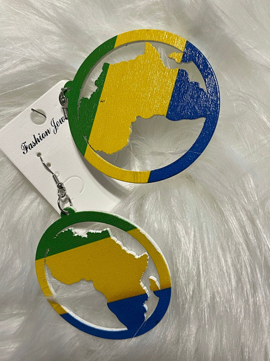 Africa Encircled Earrings