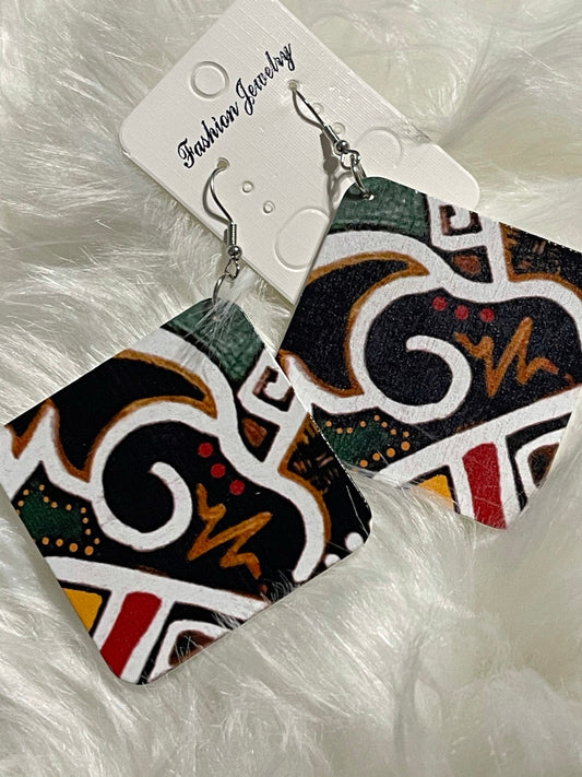 Abstract Art Earrings