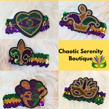 Mardi Gras bracelets