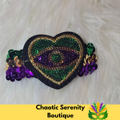 Mardi Gras bracelets