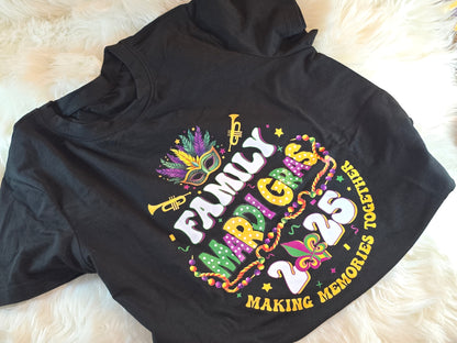 Mardi Gras Family shirt