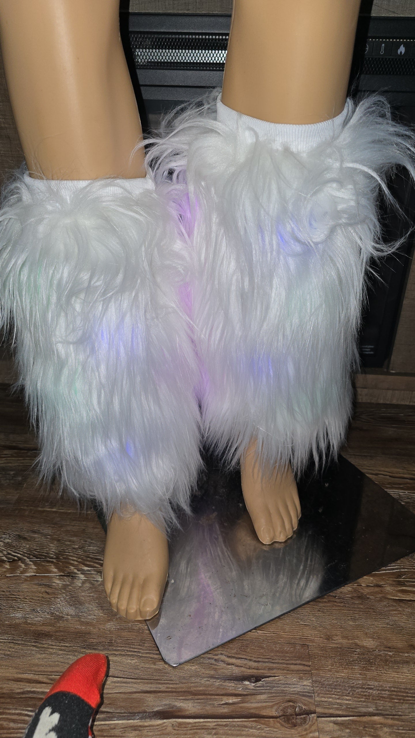 Mardi Gras Illuminating Leg Warmers