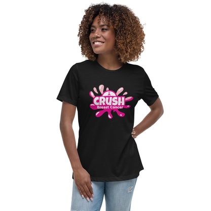 CRUSH CANCER Women's Relaxed T-Shirt by CSB