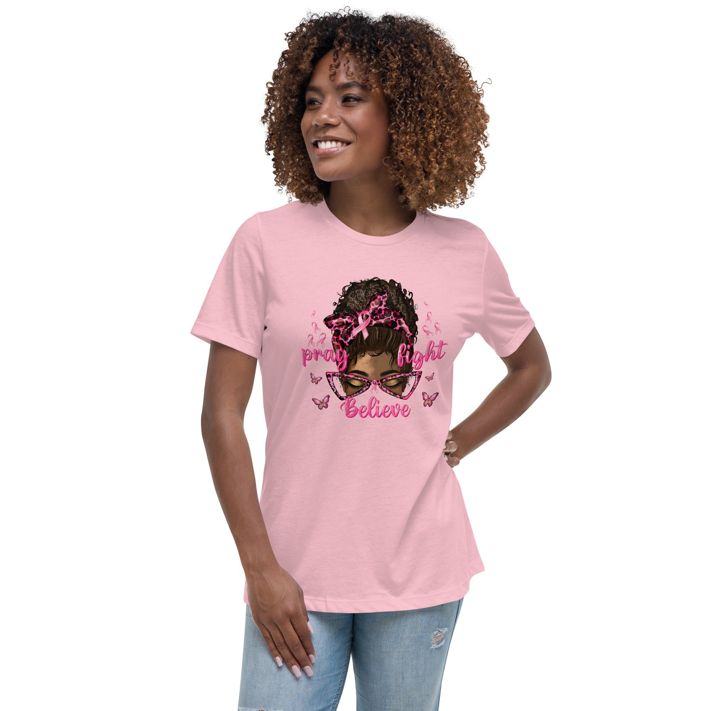 Breast Cancer Awareness Women's Relaxed T-Shirt by CSB