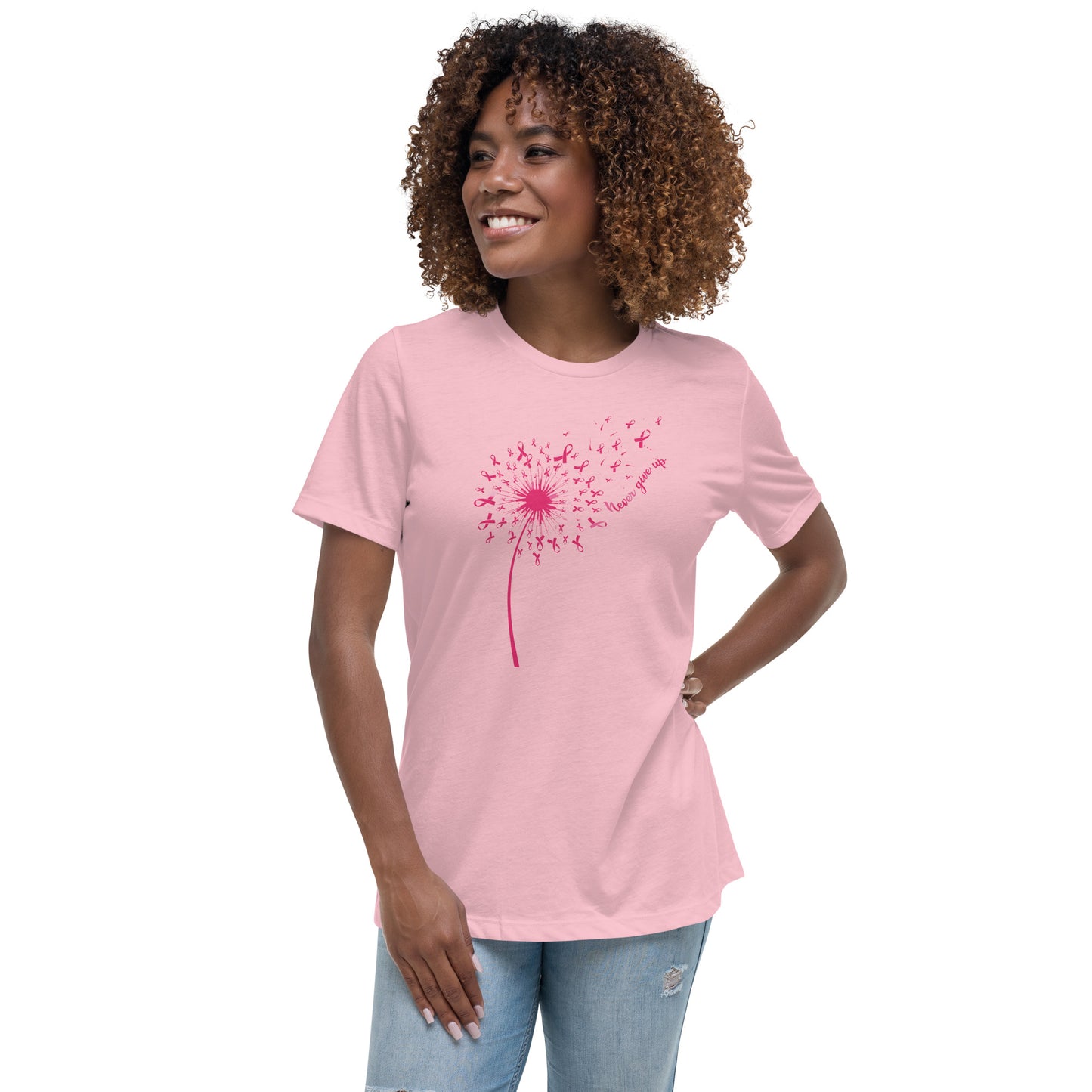 BLOWING CANCER AWAY Women's Relaxed T-Shirt by CSB