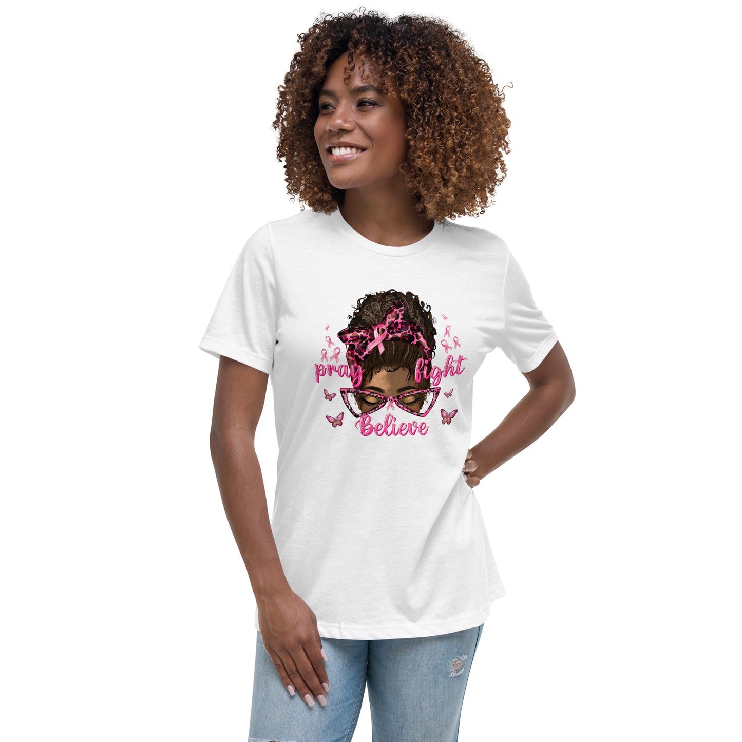 Breast Cancer Awareness Women's Relaxed T-Shirt by CSB