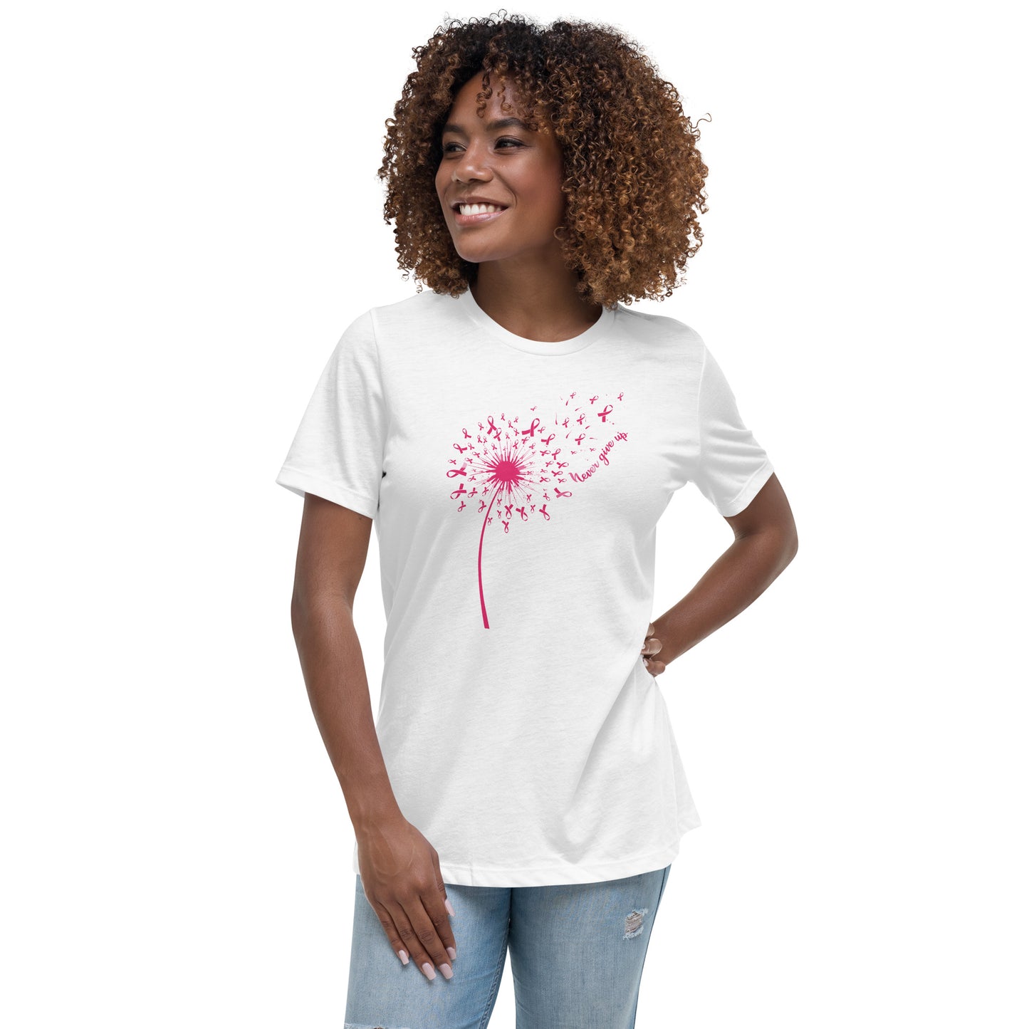 BLOWING CANCER AWAY Women's Relaxed T-Shirt by CSB