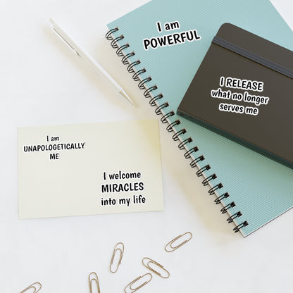 UNAPOLOGETICALLY ME POSITIVE AFFIRMATION Sticker Sheets