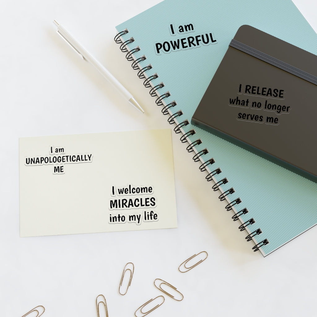 UNAPOLOGETICALLY ME POSITIVE AFFIRMATION Sticker Sheets