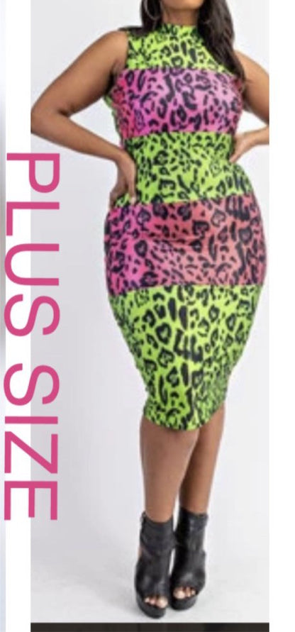Leopard Print Dress {Curvaceous}