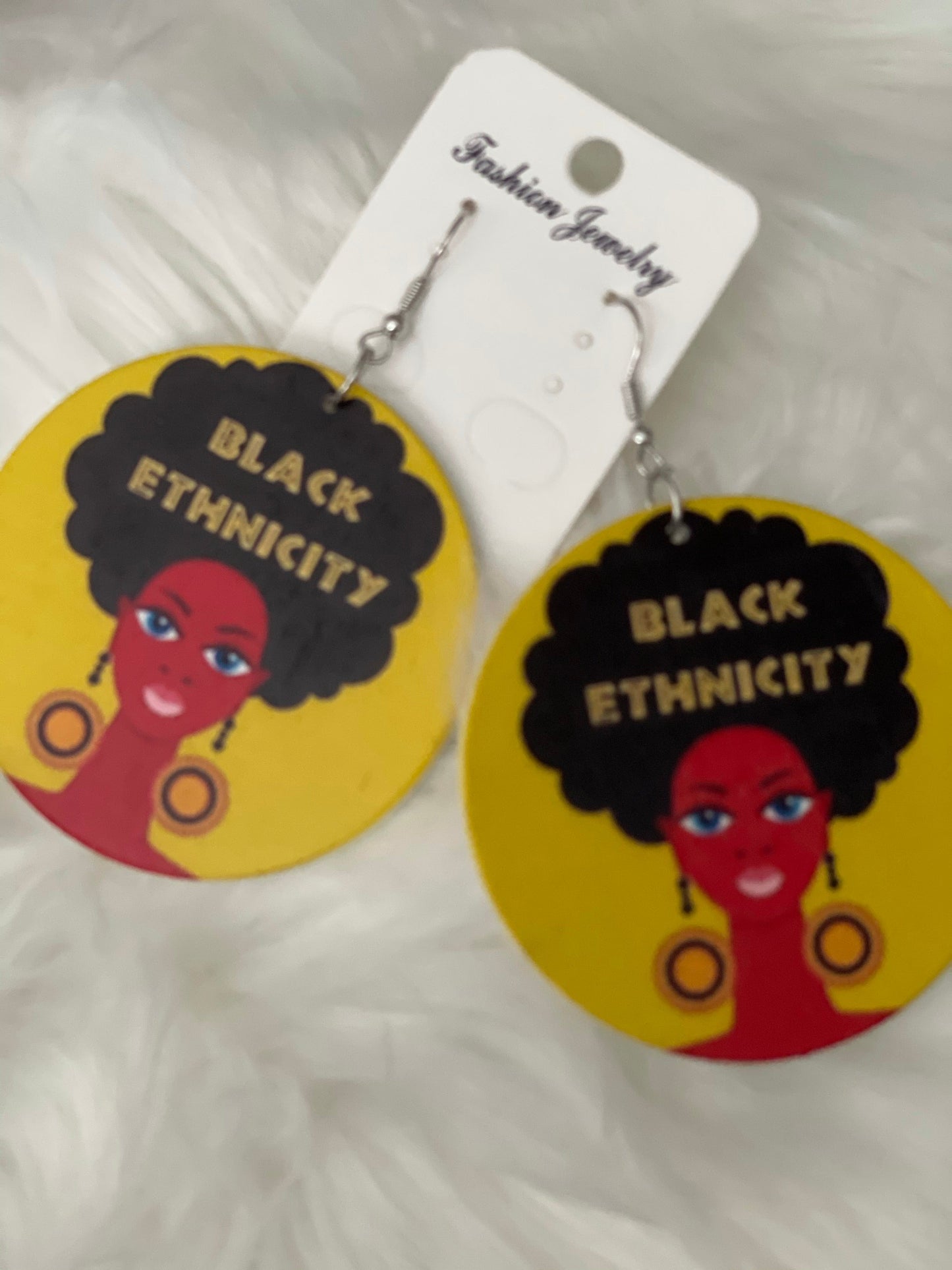 Black and I’m Proud Fashion Earrings