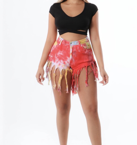 Fringe Hot Girl Shorts