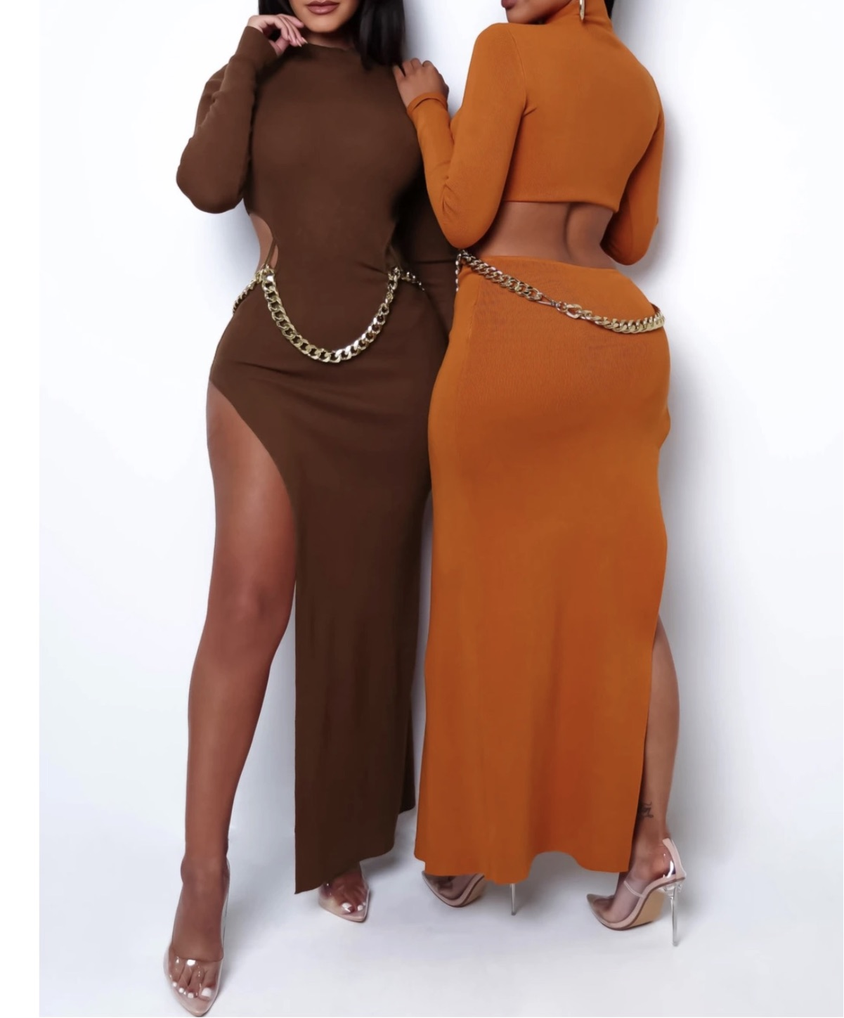 Anya Maxi Dress in BROWN only